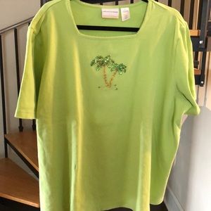 Alfred Dunner Palm Tree T-Shirt
